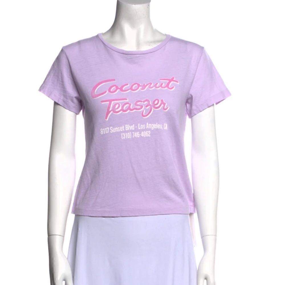RE/DONE X HANES
Graphic Print Crew Neck T-Shirt